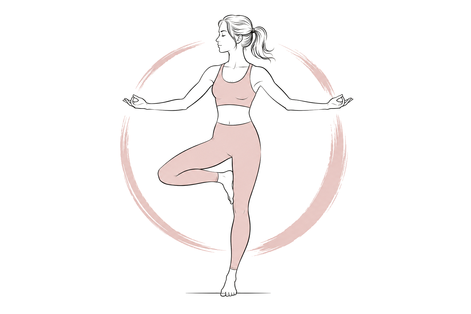 Line Art: innere Balance